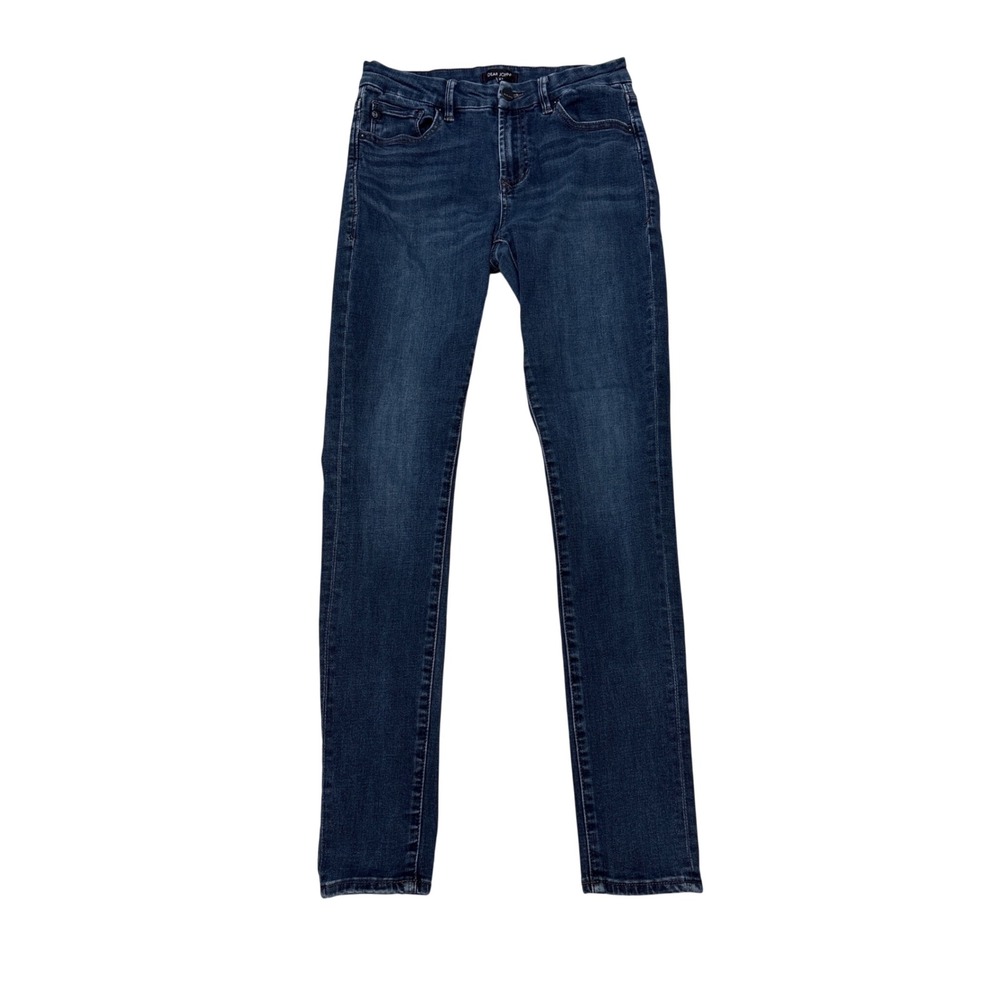 Dear John Gisele High Waisted Skinny Jeans Dark Wash Blue Size 27 Stretch Denim